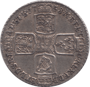 1758 SHILLING ( EF ) - Shilling - Cambridgeshire Coins
