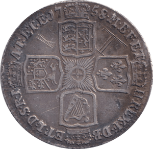 1758 SHILLING ( VF ) - SHILLING - Cambridgeshire Coins