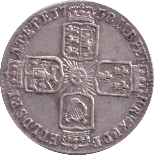 1758 SIXPENCE ( EF ) - SIXPENCE - Cambridgeshire Coins