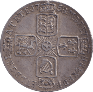 1758 SIXPENCE ( EF ) - SIXPENCE - Cambridgeshire Coins