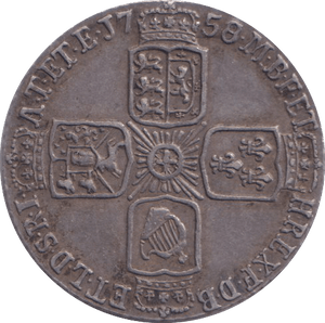 1758 SIXPENCE ( GVF ) - SIXPENCE - Cambridgeshire Coins