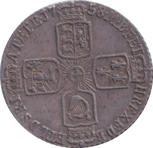 1758 SIXPENCE ( VF ) - SIXPENCE - Cambridgeshire Coins