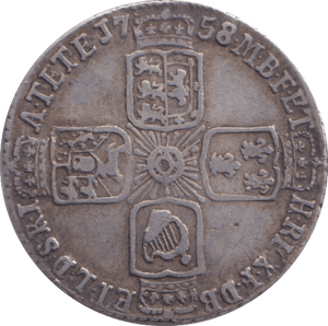 1758 SIXPENCE ( VF ) - SIXPENCE - Cambridgeshire Coins
