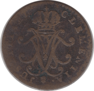 1759 COPPER 1 LIARD LUXEMBOURG - WORLD COINS - Cambridgeshire Coins