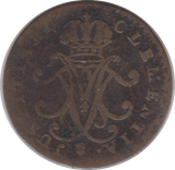 1759 COPPER 1 LIARD LUXEMBOURG - WORLD COINS - Cambridgeshire Coins
