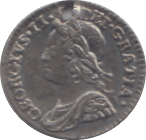 1759 HOLED MAUNDY ONEPENCE ( EF ) - MAUNDY ONE PENNY - Cambridgeshire Coins
