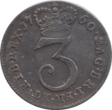 1760 MAUNDY THREEPENCE ( EF ) - MAUNDY THREEPENCE - Cambridgeshire Coins