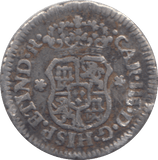 1760 MEXICAN SPANISH COLONIAL HALF REAL - SILVER WORLD COINS - Cambridgeshire Coins