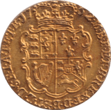 1762 GOLD QUARTER GUINEA ( UNC ) - GUINEAS - Cambridgeshire Coins
