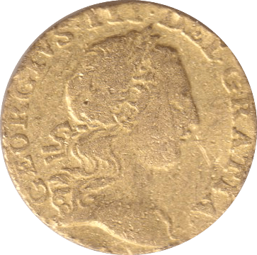 1762 GOLD QUARTER GUINEA ( VF ) - GUINEAS - Cambridgeshire Coins