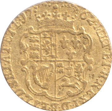 1762 GOLD QUARTER GUINEA ( VF ) - GUINEAS - Cambridgeshire Coins