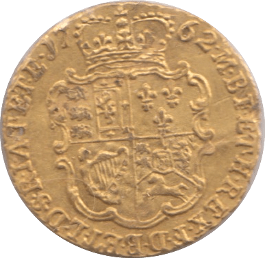 1762 GOLD THIRD GUINEA GEORGE III ( GVF ) - Guineas - Cambridgeshire Coins