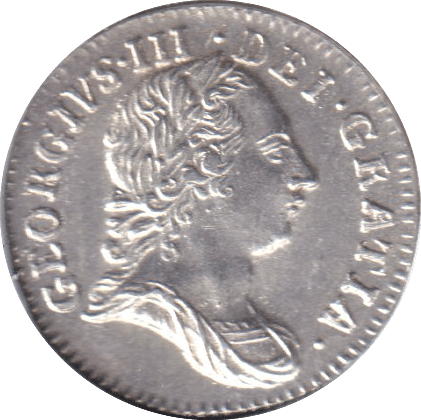 1762 MAUNDY THREEPENCE ( AUNC ) - MAUNDY THREEPENCE - Cambridgeshire Coins
