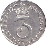 1762 MAUNDY THREEPENCE ( AUNC ) - MAUNDY THREEPENCE - Cambridgeshire Coins