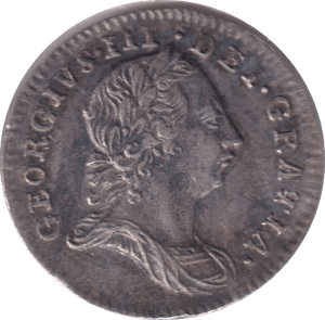 1762 MAUNDY THREEPENCE ( EF ) - MAUNDY THREEPENCE - Cambridgeshire Coins