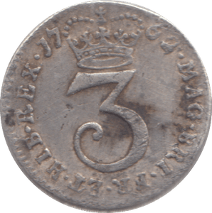 1762 MAUNDY THREEPENCE ( FINE ) - MAUNDY THREEPENCE - Cambridgeshire Coins