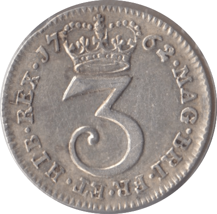 1762 MAUNDY THREEPENCE ( GVF ) - MAUNDY THREEPENCE - Cambridgeshire Coins