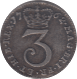 1762 MAUNDY THREEPENCE ( VF ) - MAUNDY THREEPENCE - Cambridgeshire Coins