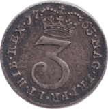 1763 MAUNDY THREEPENCE ( GF ) - MAUNDY THREEPENCE - Cambridgeshire Coins