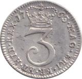 1763 MAUNDY THREEPENCE ( GVF ) - MAUNDY THREEPENCE - Cambridgeshire Coins
