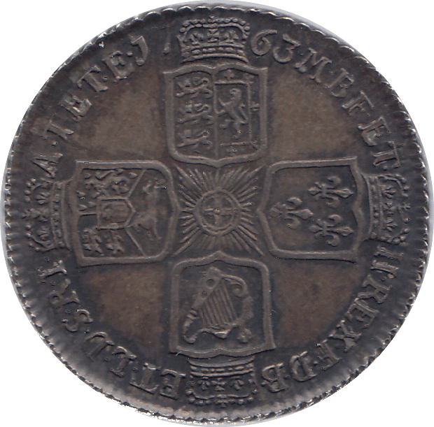 1763 SILVER SHILLING GEORGE III ( UNC ) - SHILLING - Cambridgeshire Coins
