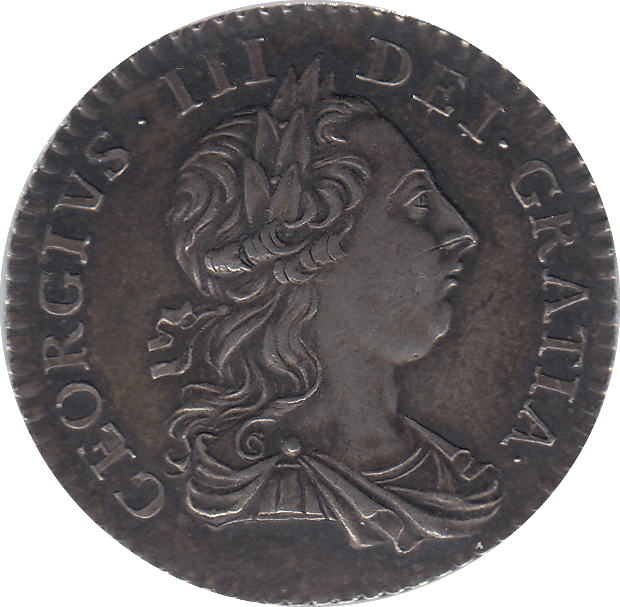 1763 SILVER SHILLING GEORGE III ( UNC ) - SHILLING - Cambridgeshire Coins