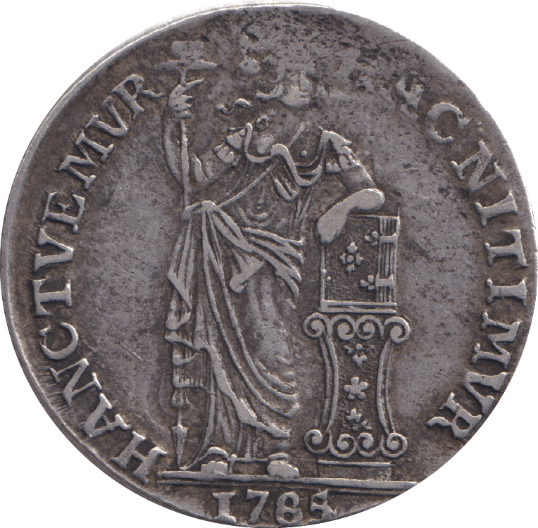 1765 SILVER ONE GLUDEN NETHERLANDS - SILVER WORLD COINS - Cambridgeshire Coins