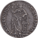 1765 SILVER ONE GLUDEN NETHERLANDS - SILVER WORLD COINS - Cambridgeshire Coins