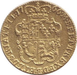 1766 GOLD ONE GUINEA ( AUNC ) - GUINEAS - Cambridgeshire Coins