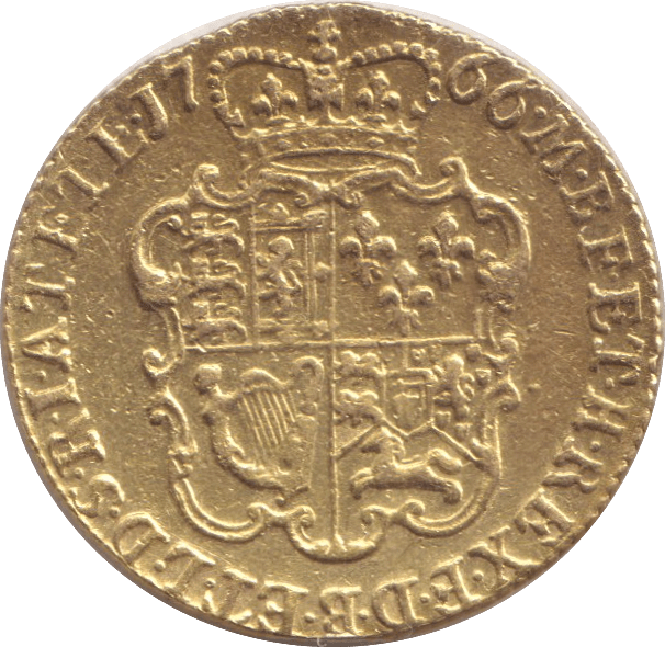 1766 GOLD ONE GUINEA ( AUNC ) - GUINEAS - Cambridgeshire Coins