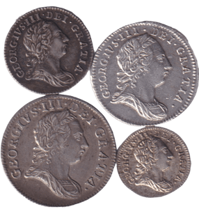 1766 MAUNDY SET - Maundy Set - Cambridgeshire Coins