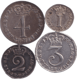 1766 MAUNDY SET - Maundy Set - Cambridgeshire Coins