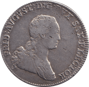 1768 SILVER 2/3 THALER GERMANY - SILVER WORLD COINS - Cambridgeshire Coins