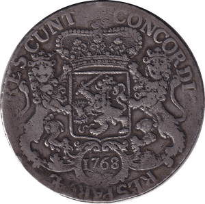 1768 SILVER RIDER DUCATON WEST FRIESLAND NETHERLANDS - SILVER WORLD COINS - Cambridgeshire Coins