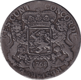 1768 SILVER RIDER DUCATON WEST FRIESLAND NETHERLANDS - SILVER WORLD COINS - Cambridgeshire Coins