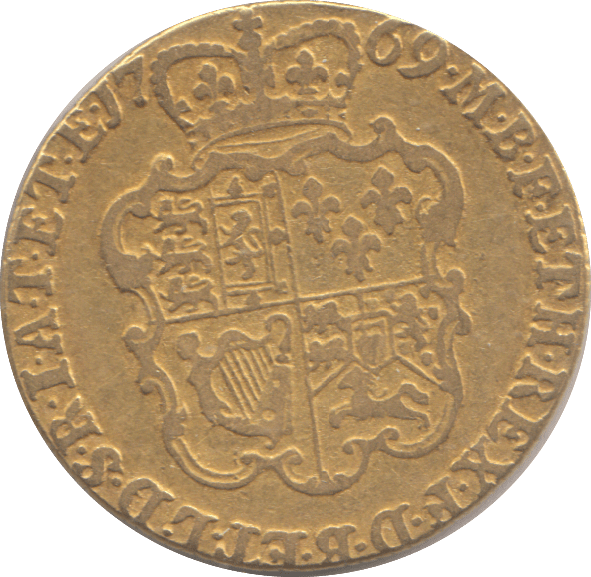 1769 GOLD GUINEA ( FINE ) - GUINEAS - Cambridgeshire Coins