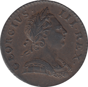 1770 HALF PENNY (AUNC) - HALFPENNY - Cambridgeshire Coins