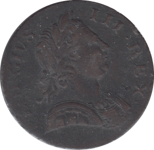 1770 HALFPENNY ( VF ) - HALFPENNY - Cambridgeshire Coins