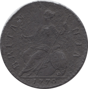 1770 HALFPENNY ( VF ) - HALFPENNY - Cambridgeshire Coins