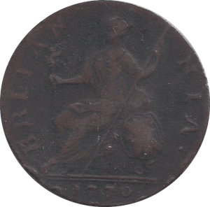 1770 HALFPENNY ( VF ) - HALFPENNY - Cambridgeshire Coins