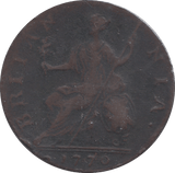 1770 HALFPENNY ( VF ) - HALFPENNY - Cambridgeshire Coins