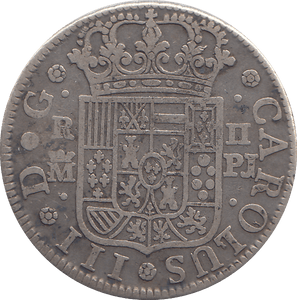 1770 ONE REALE SPAIN - WORLD COINS - Cambridgeshire Coins