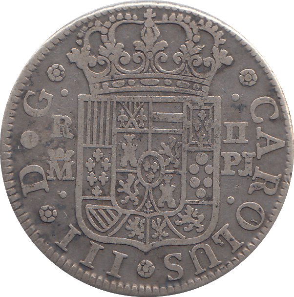1770 ONE REALE SPAIN - WORLD COINS - Cambridgeshire Coins