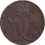 1771 1 SHILLING DENMARK - WORLD COINS - Cambridgeshire Coins