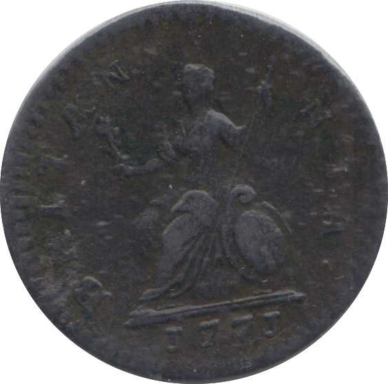1771 FARTHING ( F ) - FARTHING - Cambridgeshire Coins