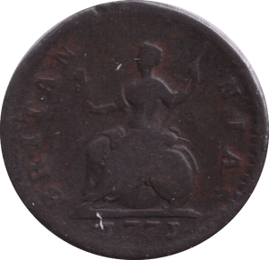 1771 FARTHING ( GF ) - FARTHING - Cambridgeshire Coins