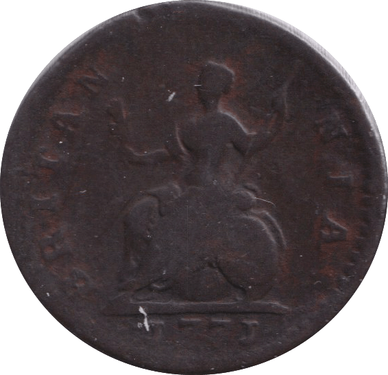1771 FARTHING ( GF ) - FARTHING - Cambridgeshire Coins