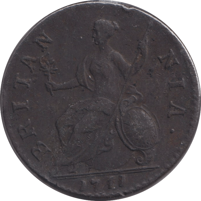 1771 HALFPENNY ( GF ) - HALFPENNY - Cambridgeshire Coins