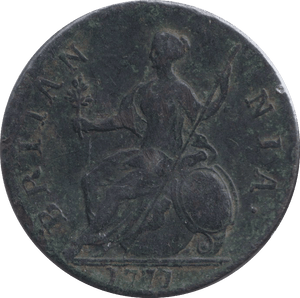 1771 HALFPENNY ( VF ) - HALFPENNY - Cambridgeshire Coins
