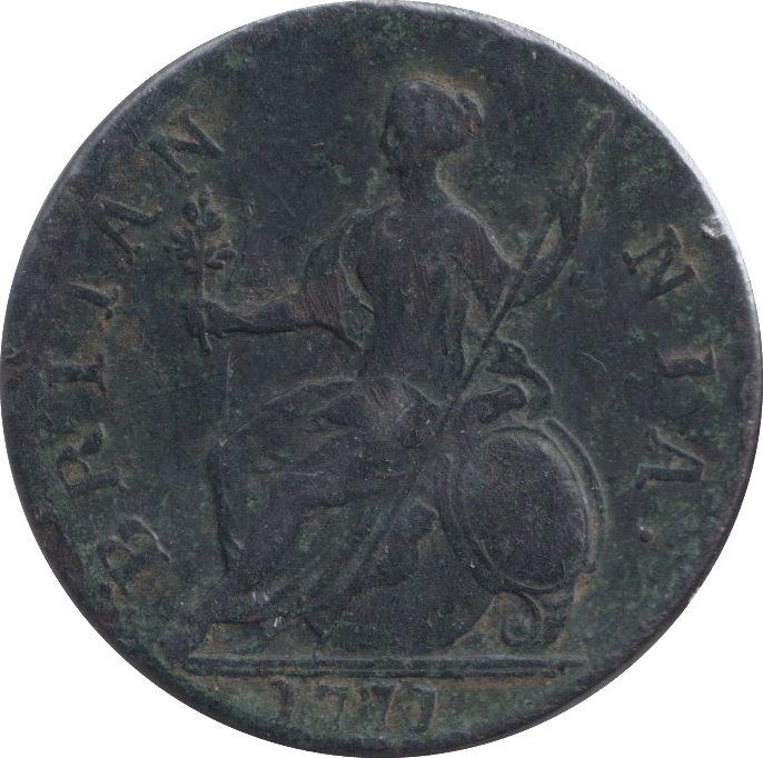 1771 HALFPENNY ( VF ) - HALFPENNY - Cambridgeshire Coins